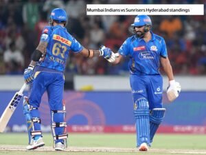 Mumbai Indians vs Sunrisers Hyderabad Standings: IPL 2026 Points Table, Match Result and Team Comparison